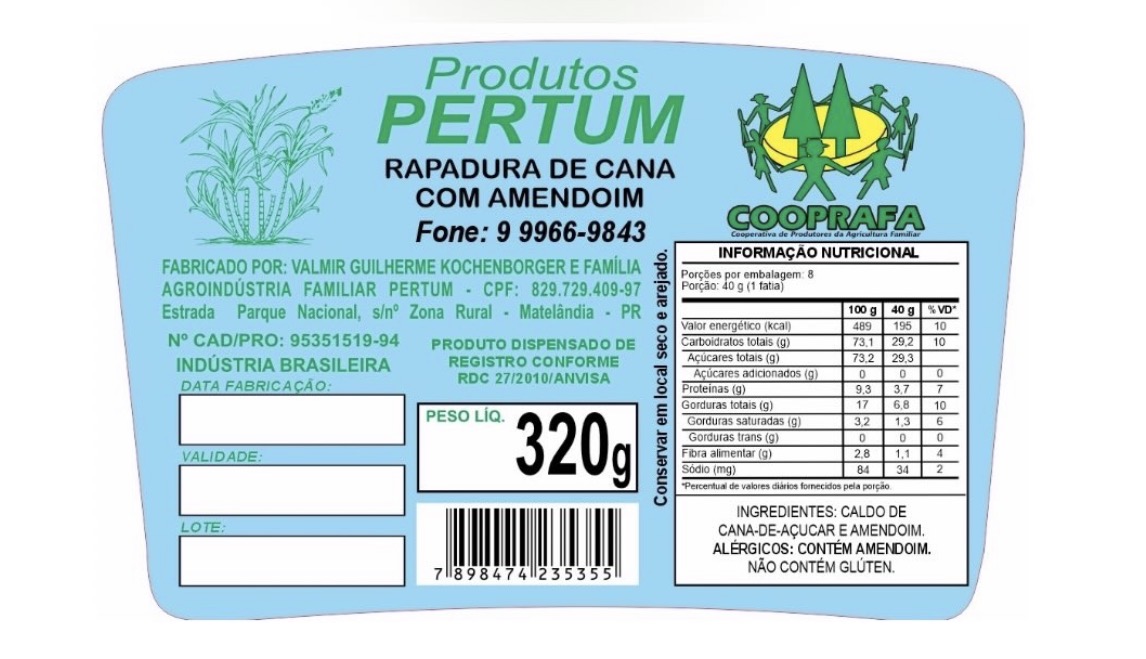 Arte para Rótulo de Alimentos